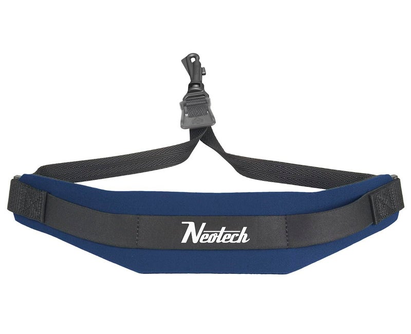 Neo Tech Neotech Saxophone Swivel Hook Neck Strap Soft Sax Padded for Alto Tenor Baritone Soprano â€“ (Small, Navy) - Made in USA - Image 1